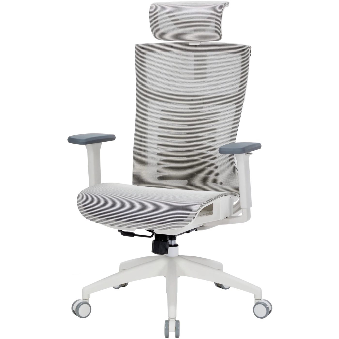Купить Кресло офисное Officepro Balance OC620-W-LG-LG White/Light Gray - фото 2