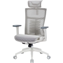 Купить Кресло офисное Officepro Balance OC620-W-LG-LG White/Light Gray - фото 2
