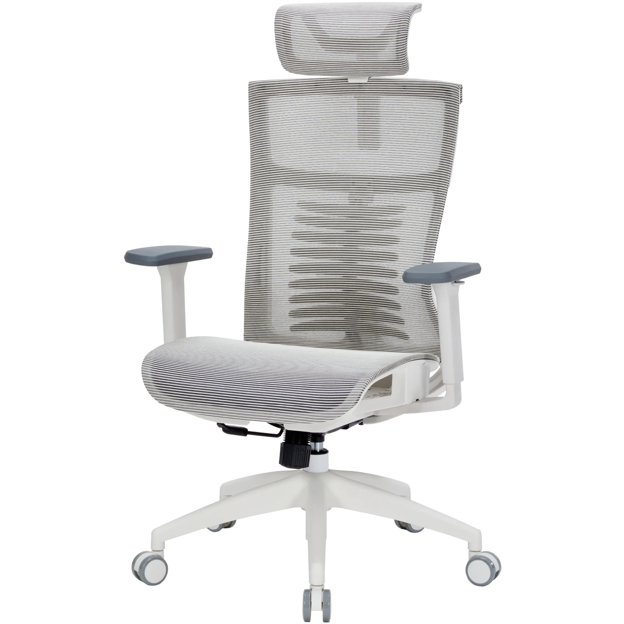Купить Кресло офисное Officepro Balance OC620-W-LG-LG White/Light Gray - фото 2