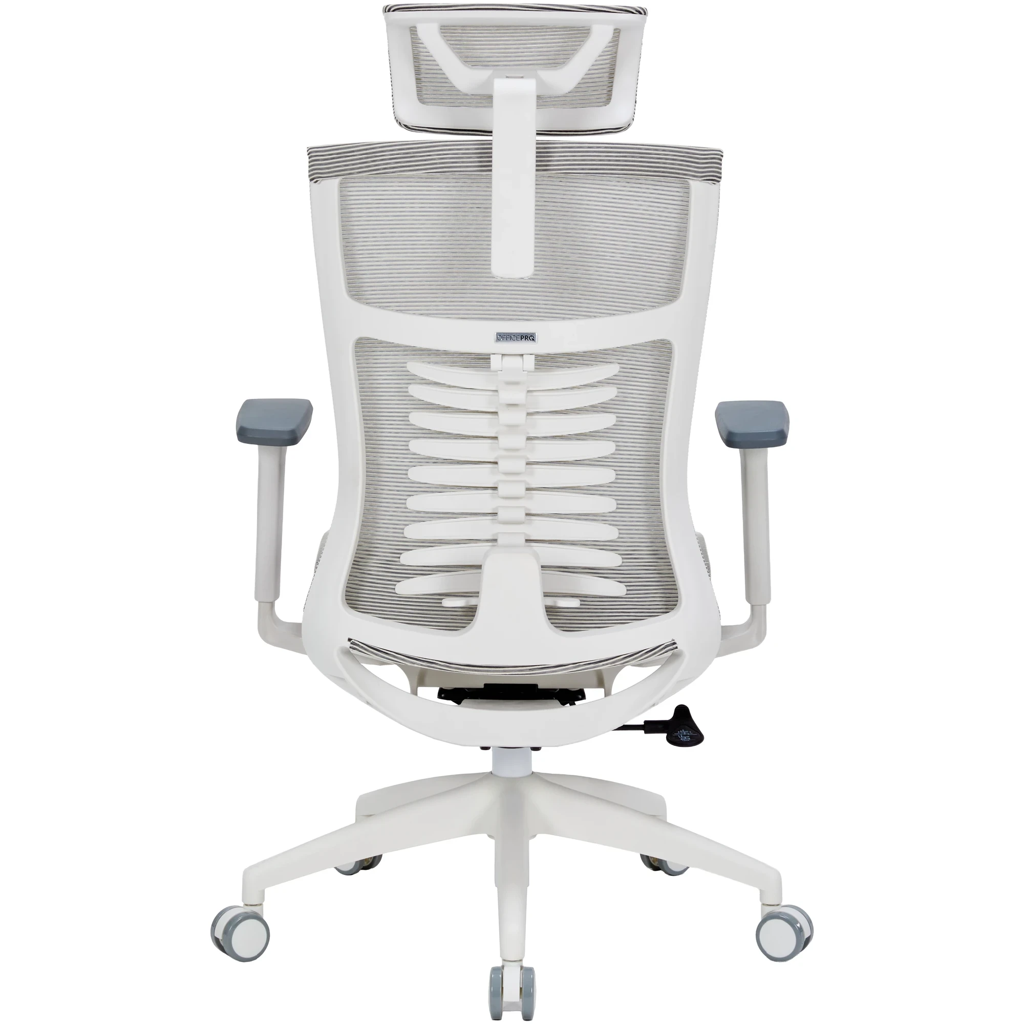 Купить Кресло офисное Officepro Balance OC620-W-LG-LG White/Light Gray - фото 4