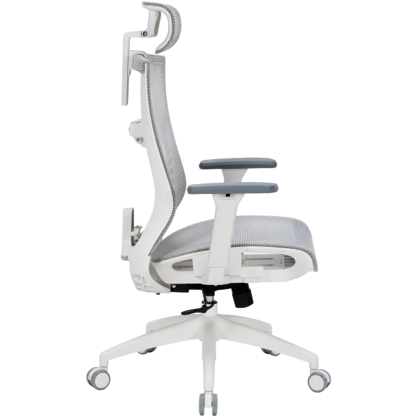 Купить Кресло офисное Officepro Balance OC620-W-LG-LG White/Light Gray - фото 5