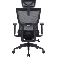 Купить Кресло офисное Officepro Elegant OC660-B-B-B Black - фото 4
