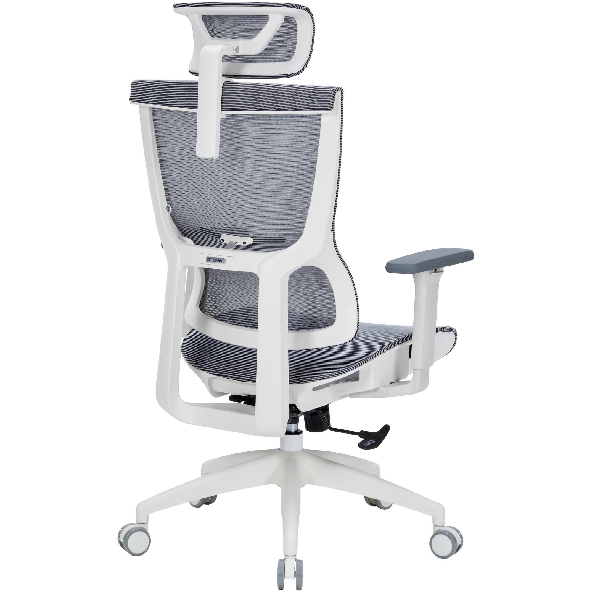 Купить Кресло офисное Officepro Elegant OC660-W-DG-DG White/Dark Gray - фото 3