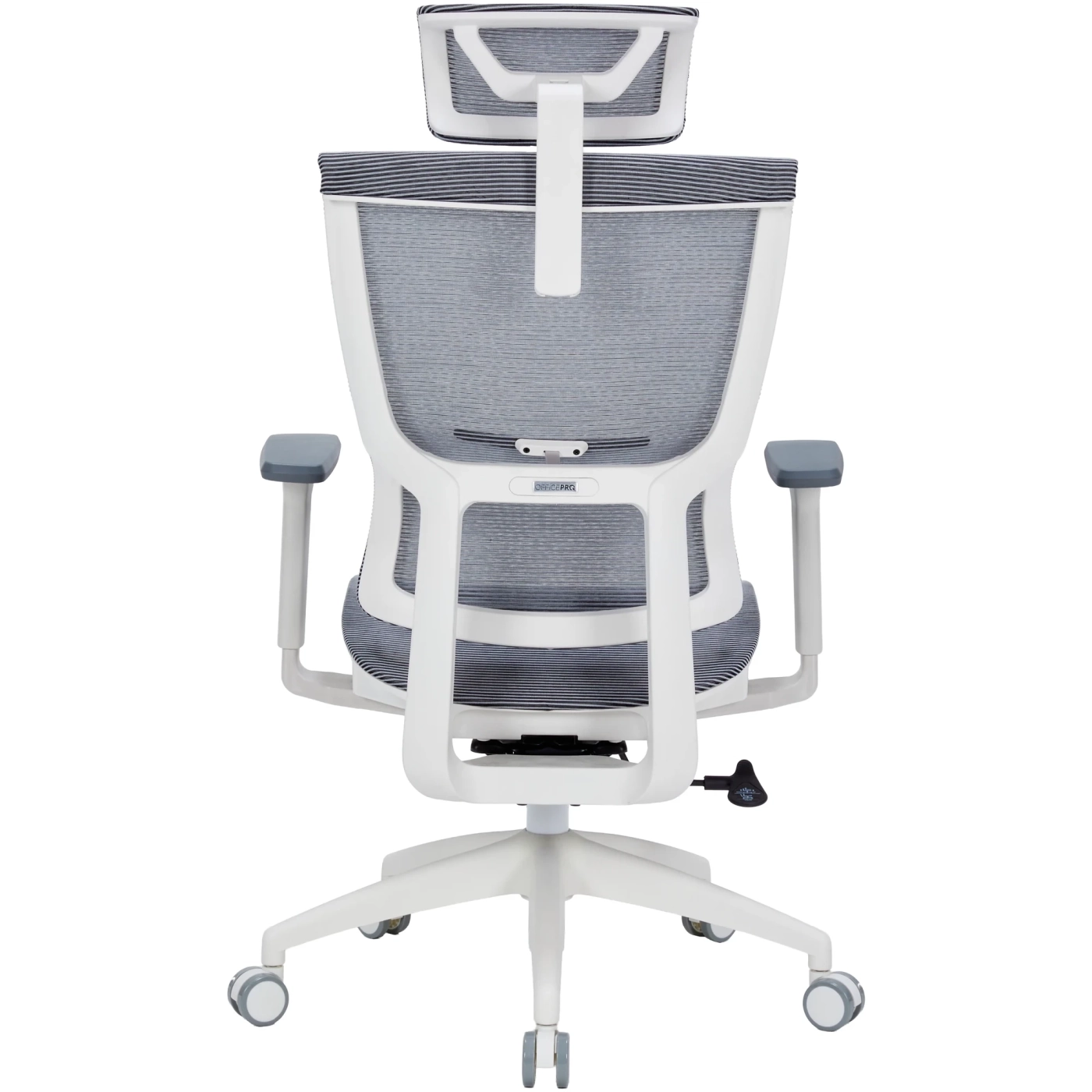 Купить Кресло офисное Officepro Elegant OC660-W-DG-DG White/Dark Gray - фото 5