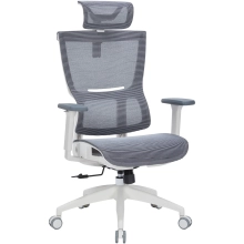 Купить Кресло офисное Officepro Elegant OC660-W-DG-DG White/Dark Gray - фото 6