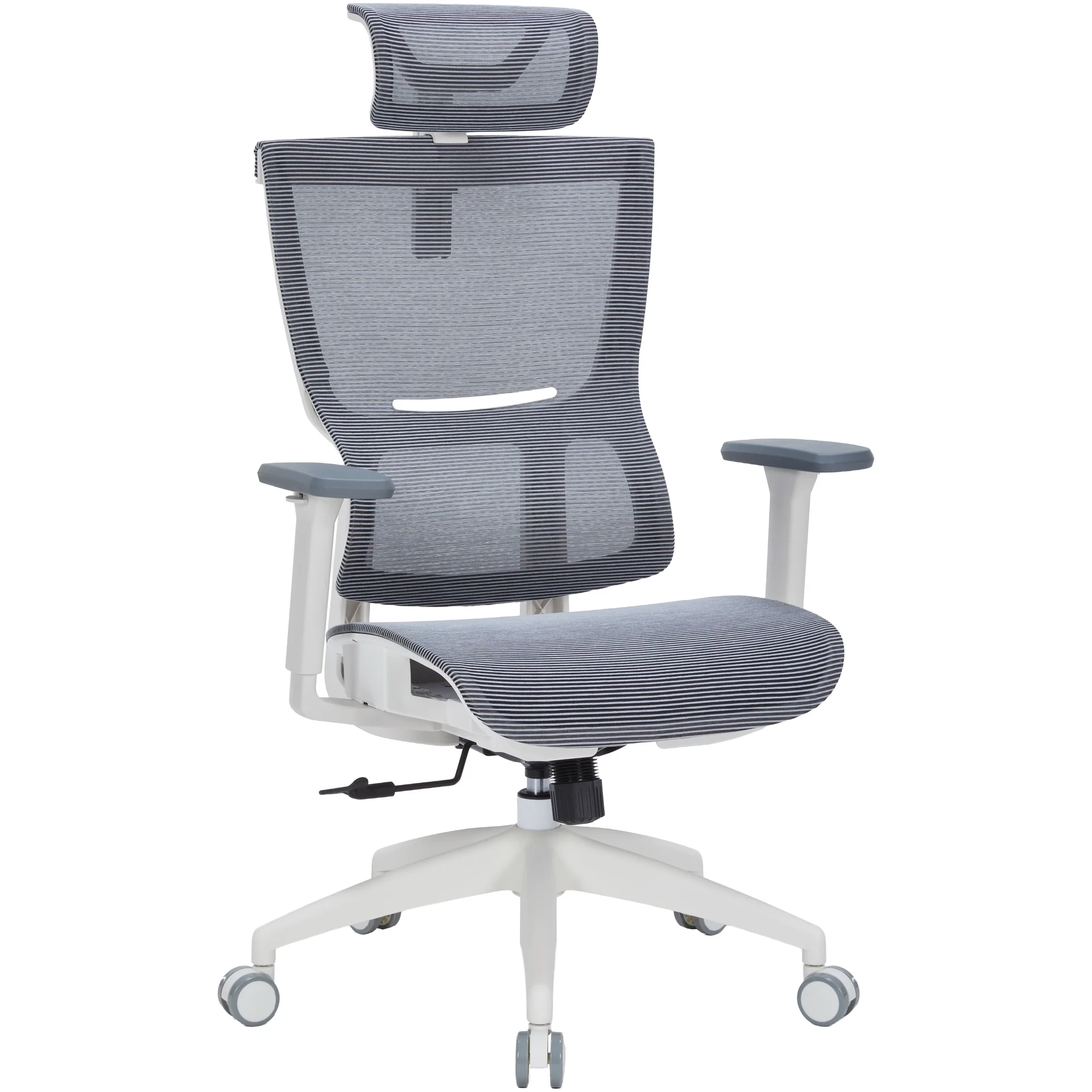 Купить Кресло офисное Officepro Elegant OC660-W-DG-DG White/Dark Gray - фото 6