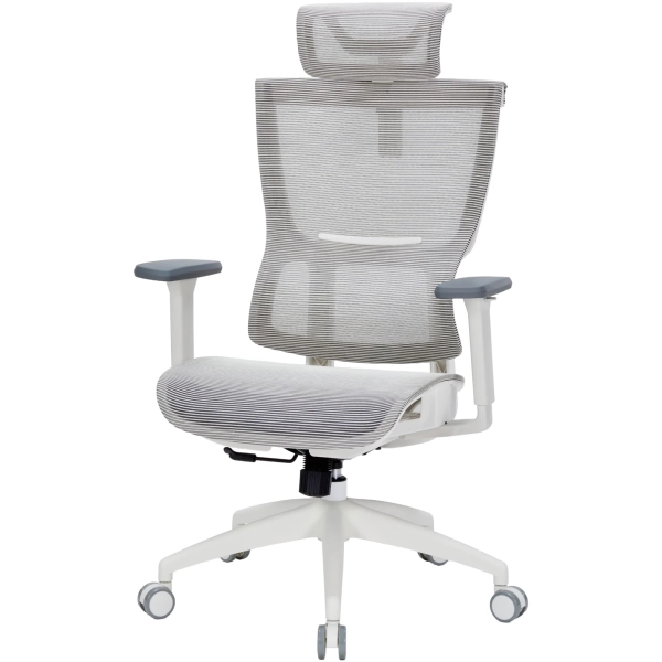 Купить Кресло офисное Officepro Elegant OC660-W-LG-LG White/Light Gray - фото 2