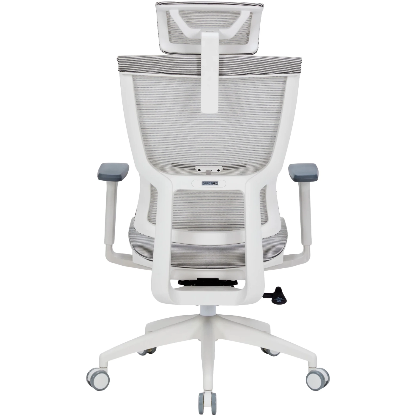 Купить Кресло офисное Officepro Elegant OC660-W-LG-LG White/Light Gray - фото 4