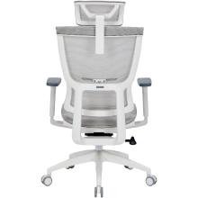 Купить Кресло офисное Officepro Elegant OC660-W-LG-LG White/Light Gray - фото 4