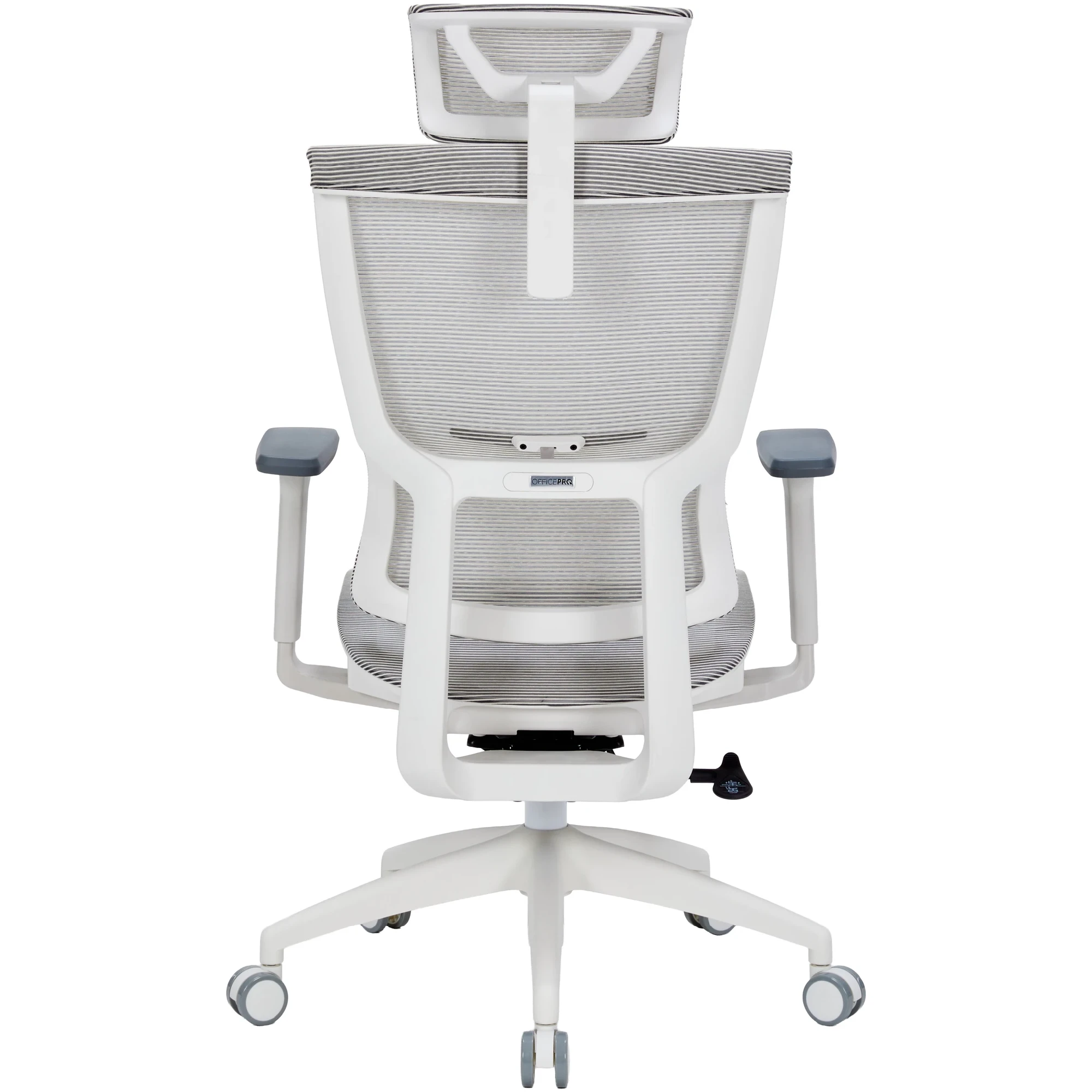 Купить Кресло офисное Officepro Elegant OC660-W-LG-LG White/Light Gray - фото 4