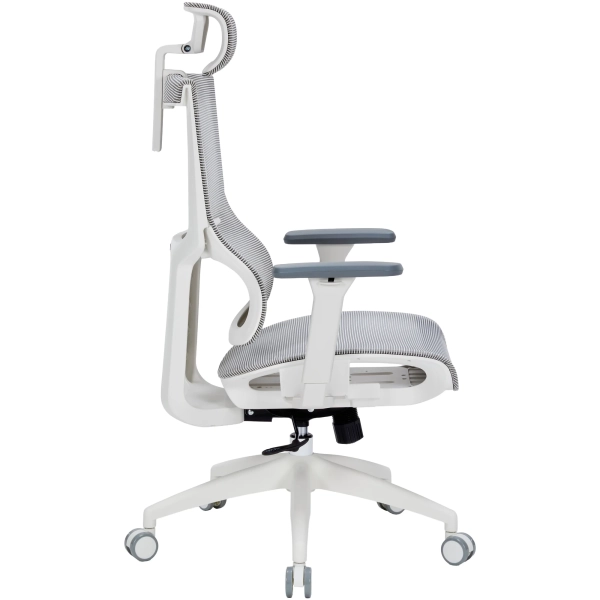 Купить Кресло офисное Officepro Elegant OC660-W-LG-LG White/Light Gray - фото 5