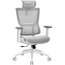 Купить Кресло офисное Officepro Elegant OC660-W-LG-LG White/Light Gray - фото 6