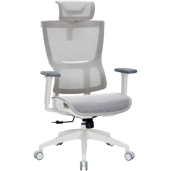 Купить Кресло офисное Officepro Elegant OC660-W-LG-LG White/Light Gray - фото 6
