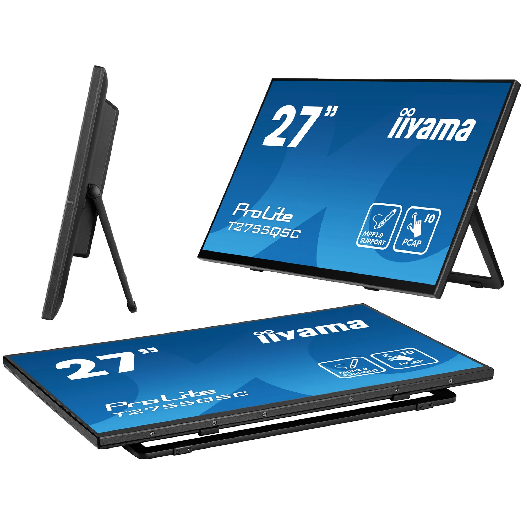 Купить Монитор сенсорный 27" Iiyama ProLite T2755QSC-B1 - фото 7