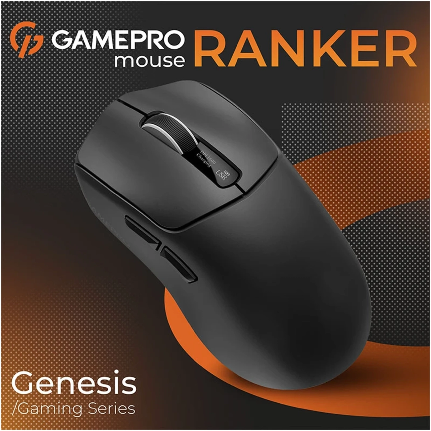 Купити Мишка GamePro Genesis Ranker Wireless/Bluetooth/USB Black (GM012B) - фото 5