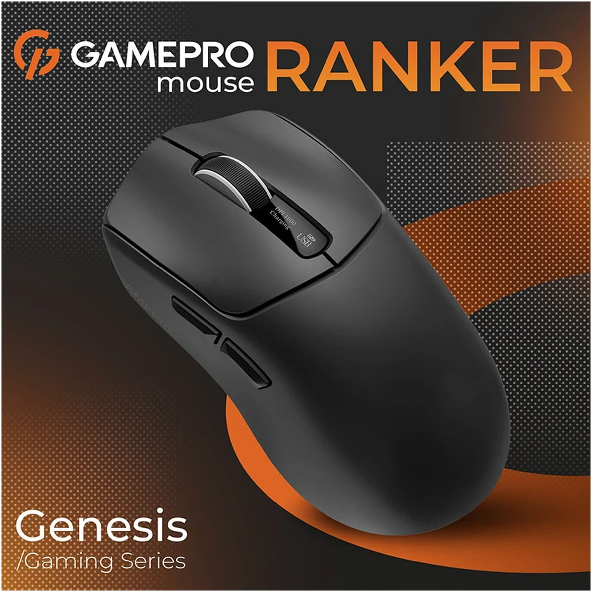 Купити Мишка GamePro Genesis Ranker Wireless/Bluetooth/USB Black (GM012B) - фото 5