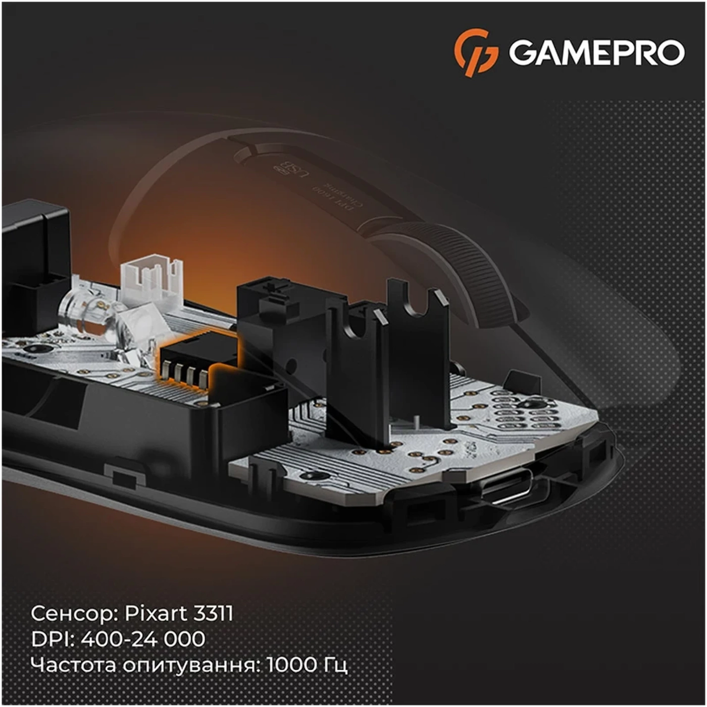 Купити Мишка GamePro Genesis Ranker Wireless/Bluetooth/USB Black (GM012B) - фото 7