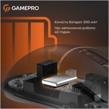 Купити Мишка GamePro Genesis Ranker Wireless/Bluetooth/USB Black (GM012B) - фото 8