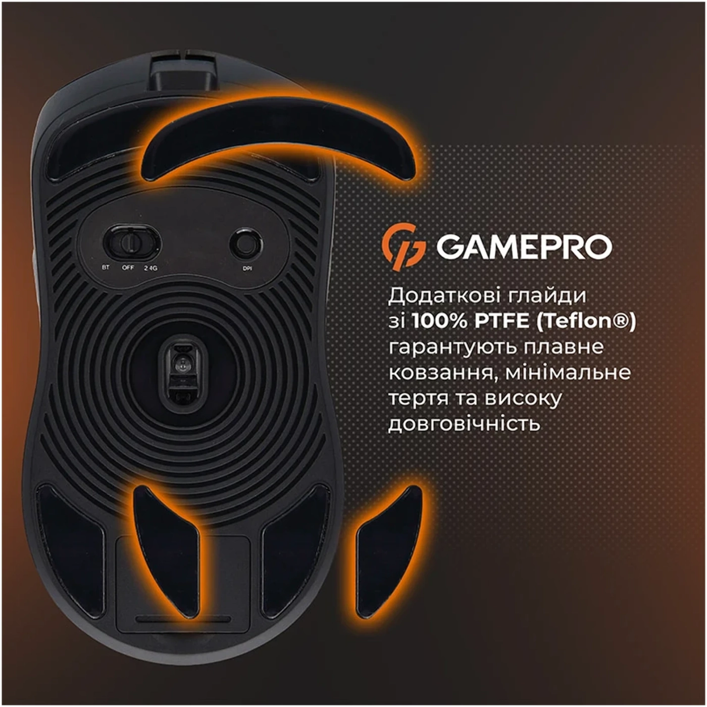 Купити Мишка GamePro Genesis Ranker Wireless/Bluetooth/USB Black (GM012B) - фото 10