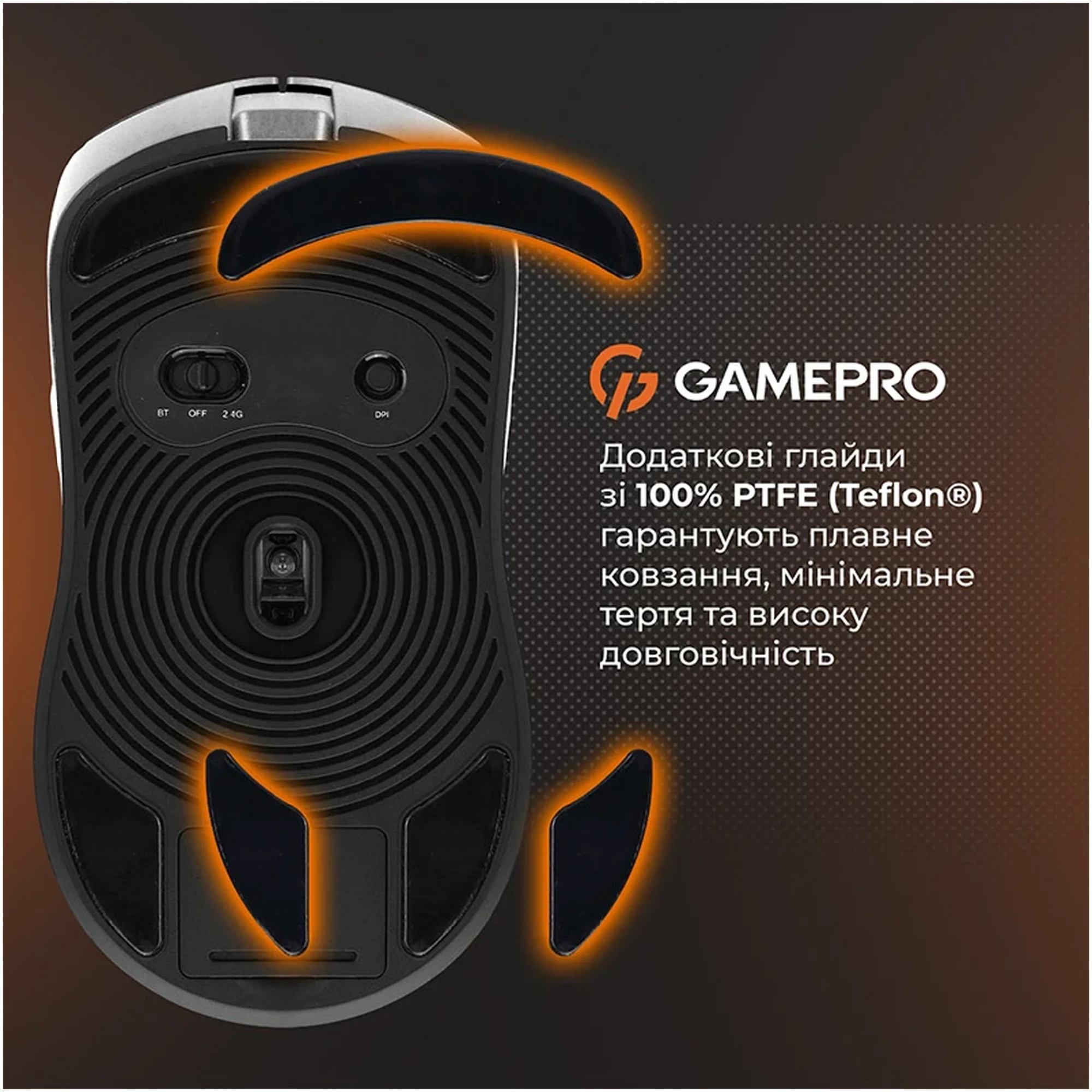 Купить Мышь GamePro Genesis Ranker Wireless/Bluetooth/USB White (GM012W) - фото 10