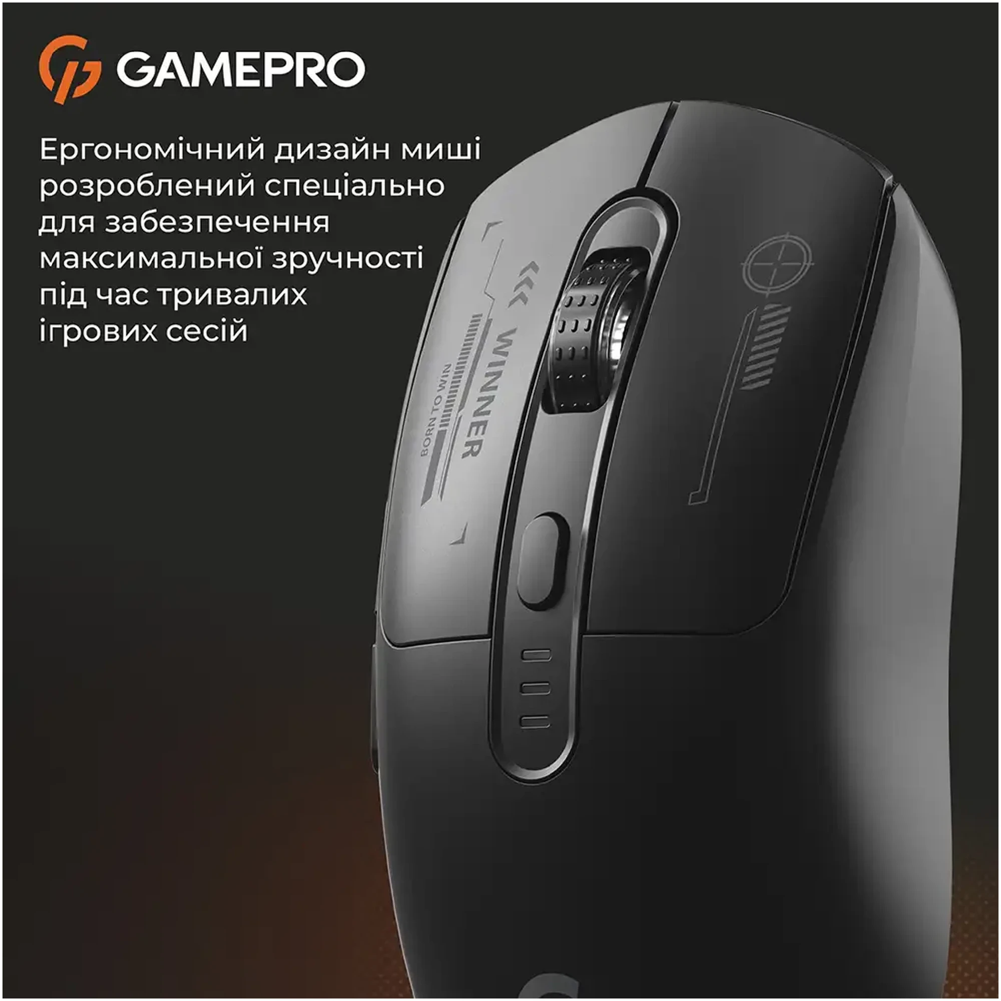 Купить Мышь GamePro Genesis Winner Wireless/Bluetooth/USB Black (GM079B) - фото 6