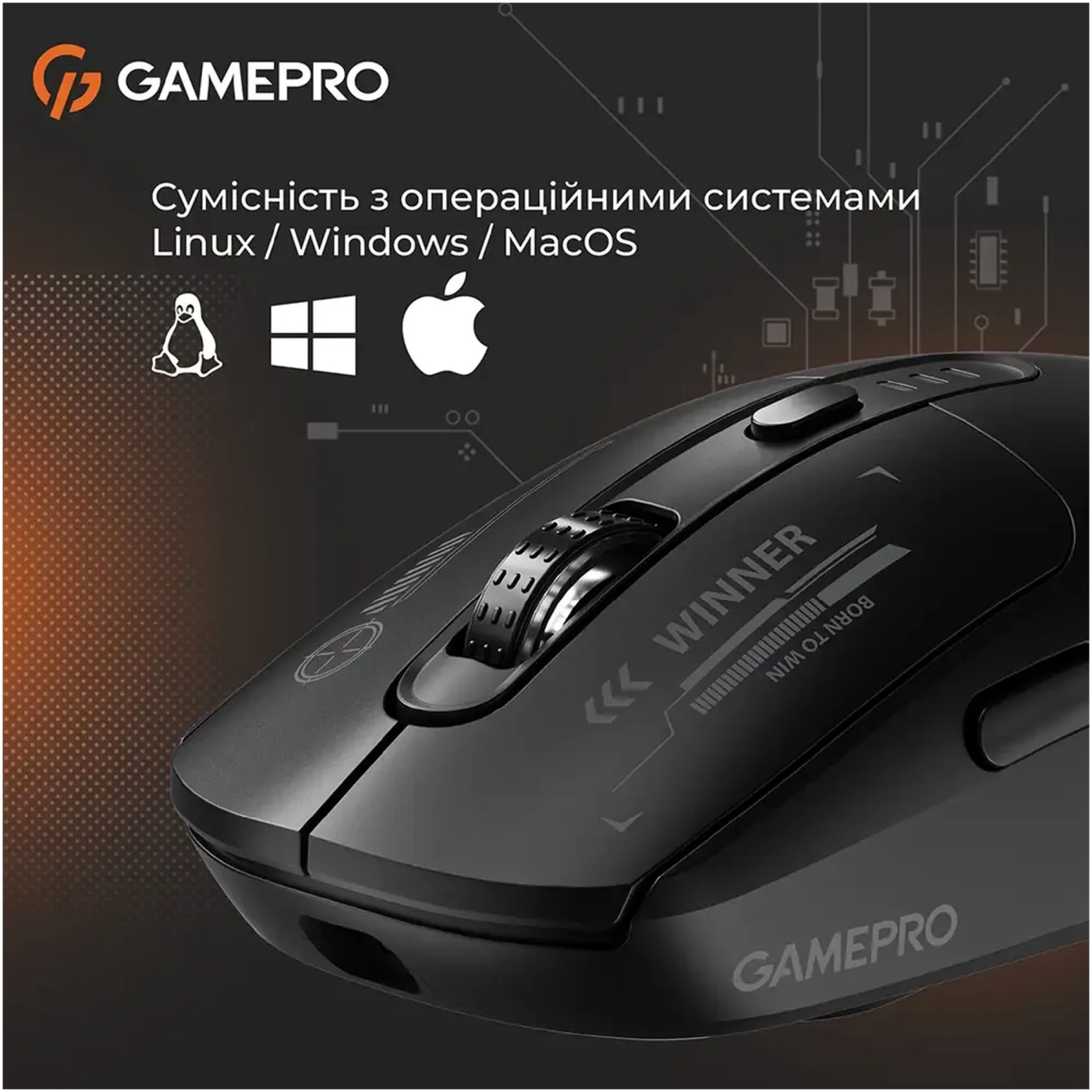 Купить Мышь GamePro Genesis Winner Wireless/Bluetooth/USB Black (GM079B) - фото 9