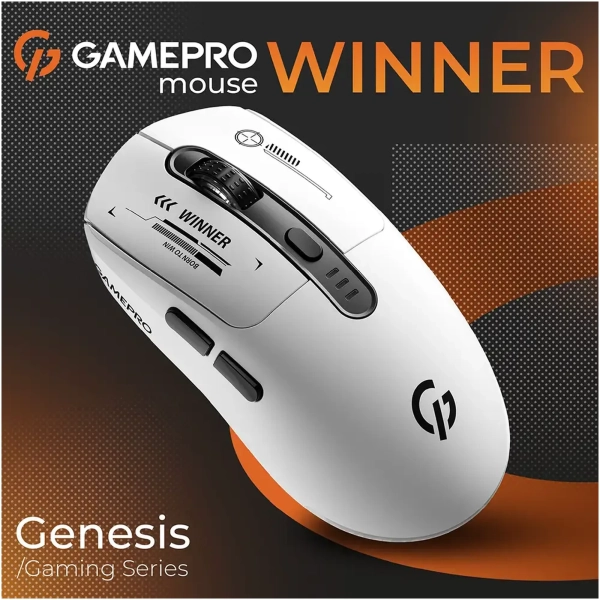 Купить Мышь GamePro Genesis Winner Wireless/Bluetooth/USB White (GM079W) - фото 11