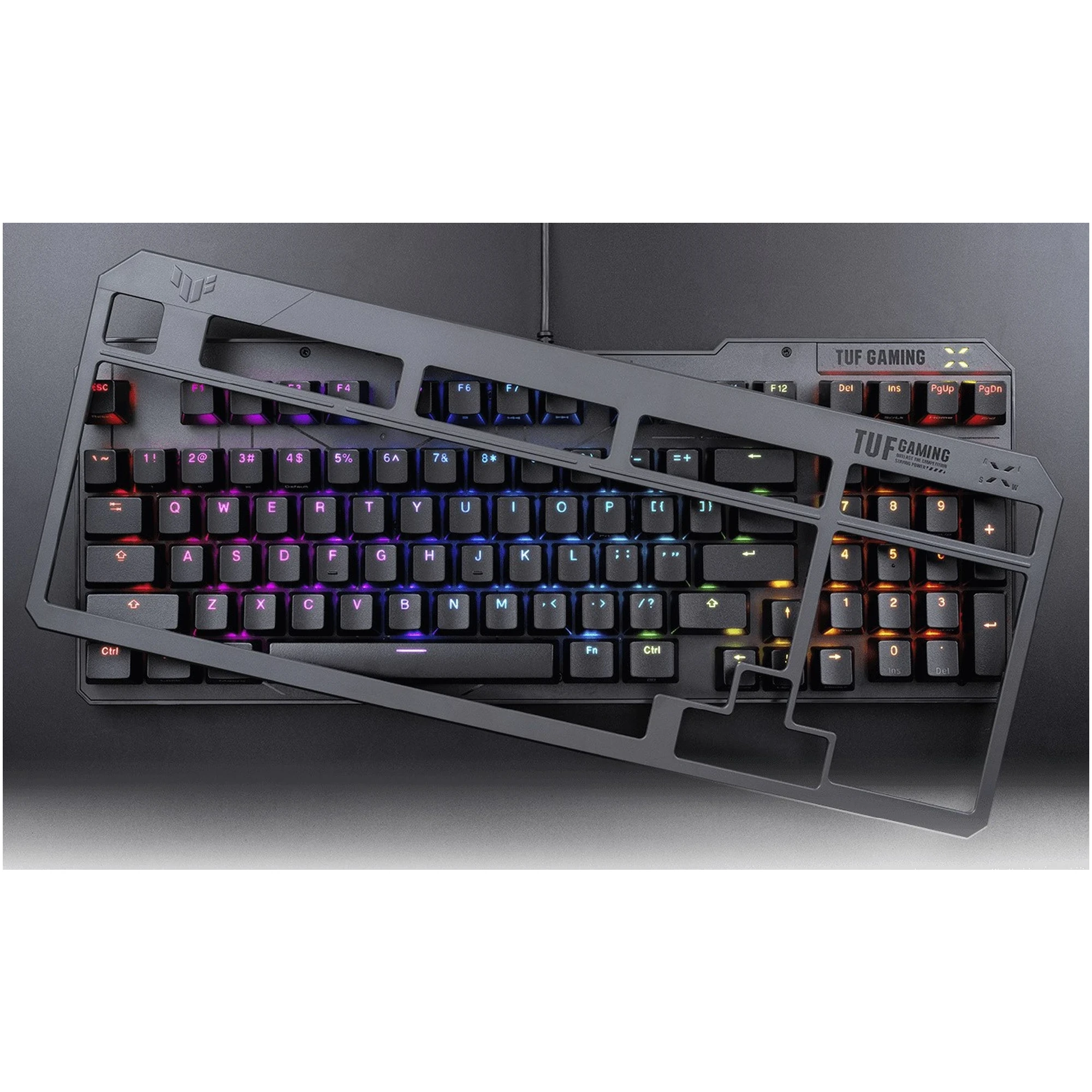 Купить Клавиатура ASUS TUF Gaming K3 Gen II Opti-Mech RGB Red Switches Black (90MP0390-BKMA00) - фото 5