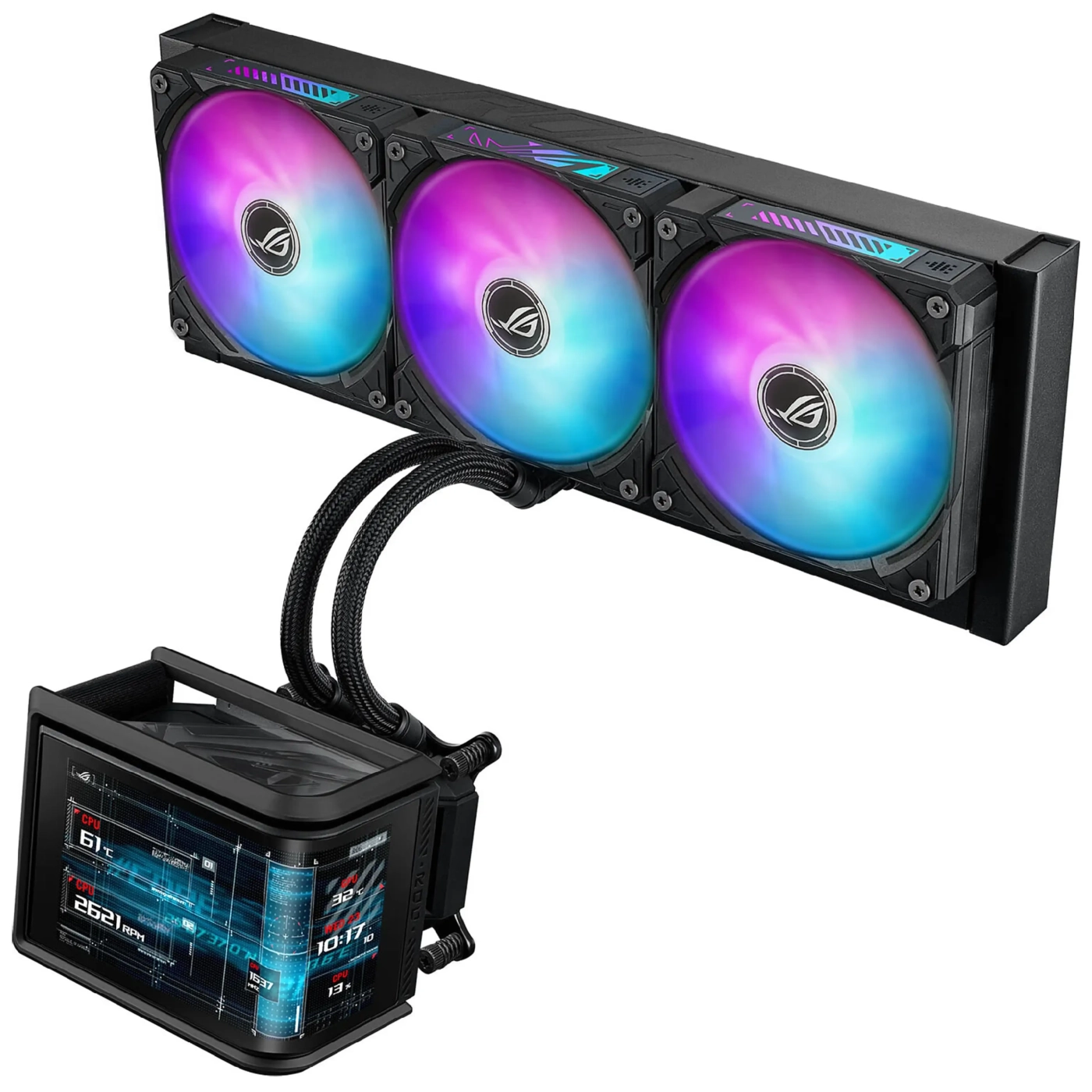 Купити Система водяного охолодження ASUS ROG-RYUO-IV-SLC-360-ARGB (90RC0151-B0EAY0) - фото 1