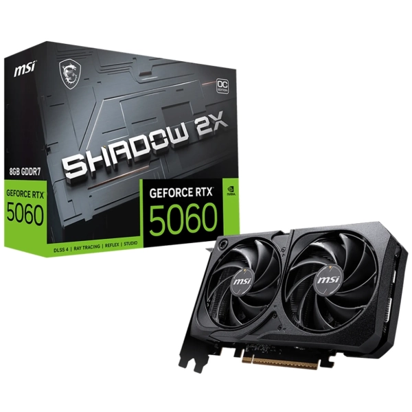 Купити Відеокарта MSI GeForce RTX 5060 8G Shadow 2X OC (G5060-8S2C) - фото 5