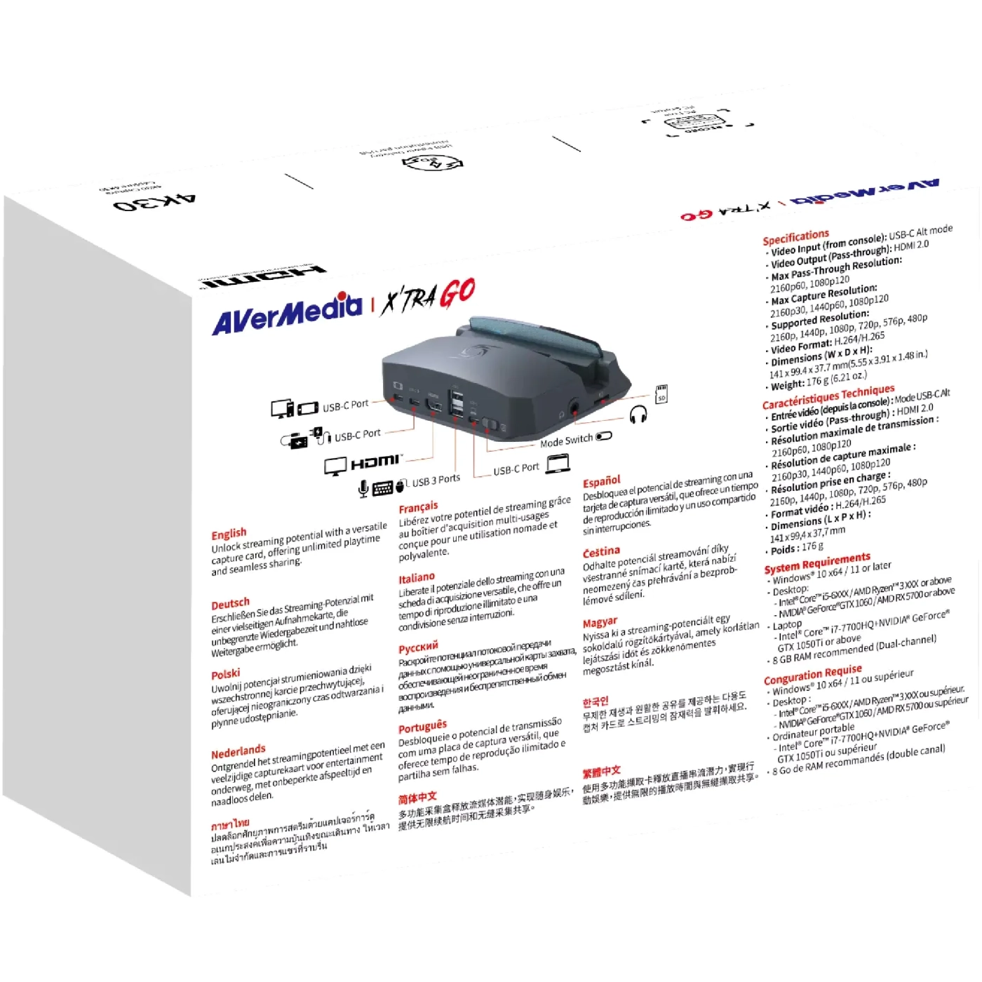 Купить Устройство захвата видео AverMedia GC515 X'TRA GO Black (61GC515000AS) - фото 6