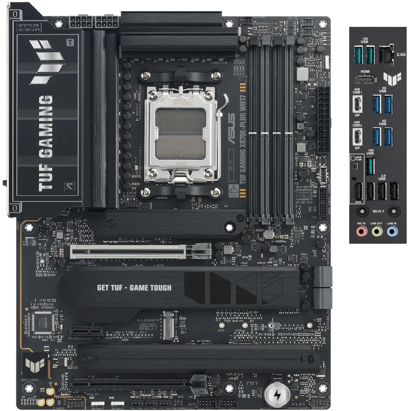 Купить Материнская плата Asus TUF GAMING X870E-PLUS WIFI7 - фото 1