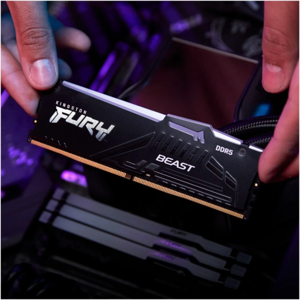 Купити Модуль пам'яті Kingston FURY Beast RGB DDR5-5600 128GB KIT (2x64GB) (KF556C40BBAK2-128) - фото 11