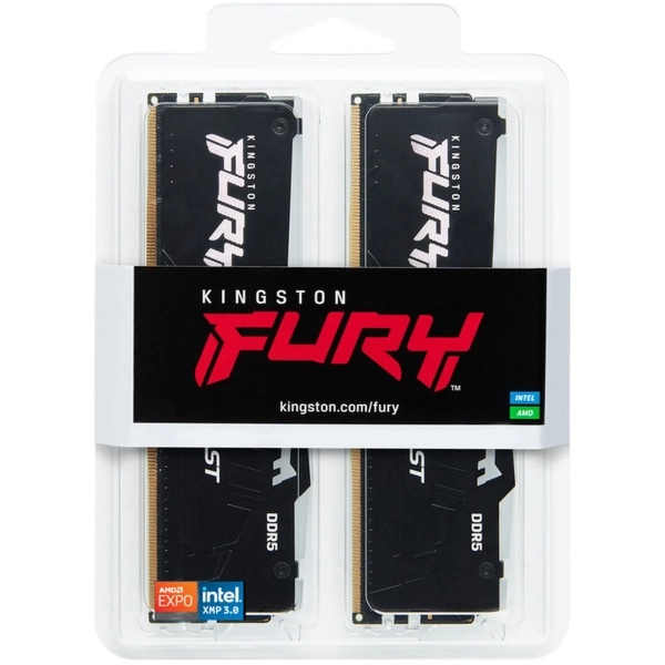 Купити Модуль пам'яті Kingston FURY Beast RGB DDR5-5600 128GB KIT (2x64GB) (KF556C40BBAK2-128) - фото 12