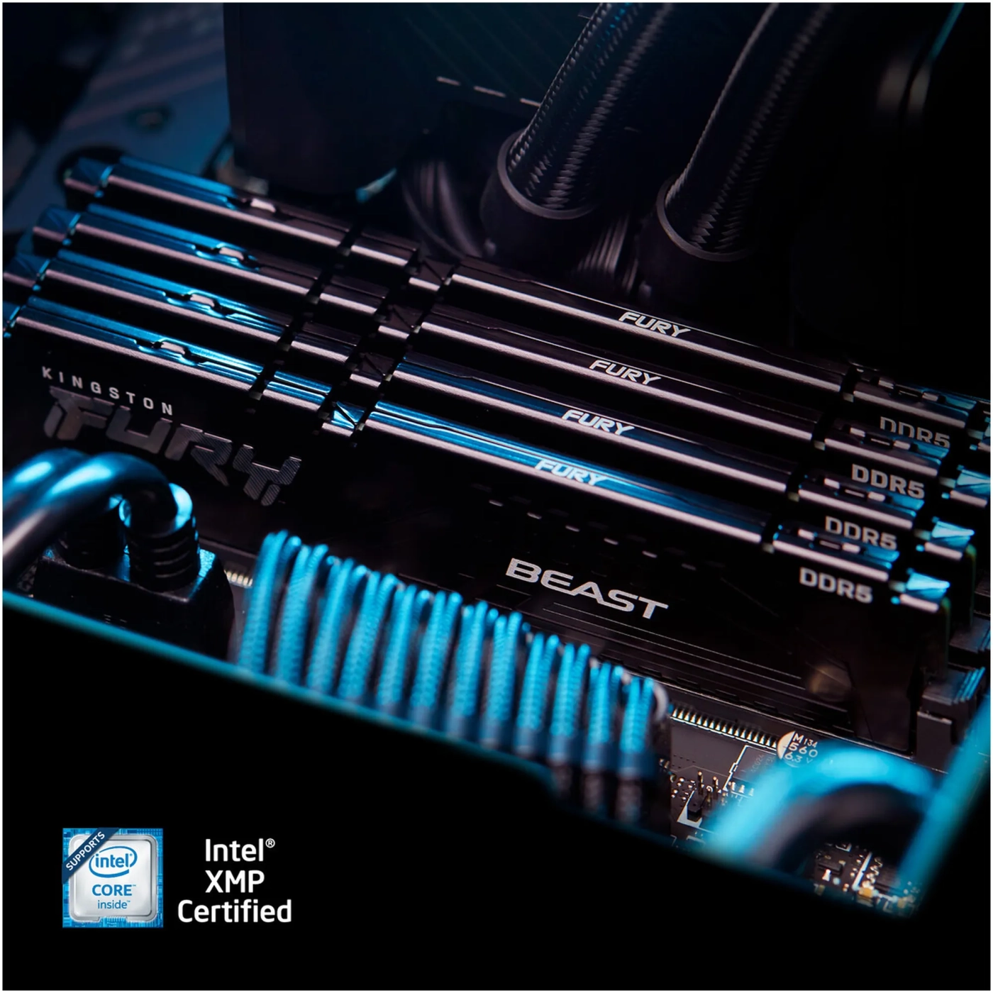 Купить Модуль памяти Kingston FURY Beast DDR5-5600 128GB KIT (2x64GB) (KF556C36BBEK2-128) - фото 8