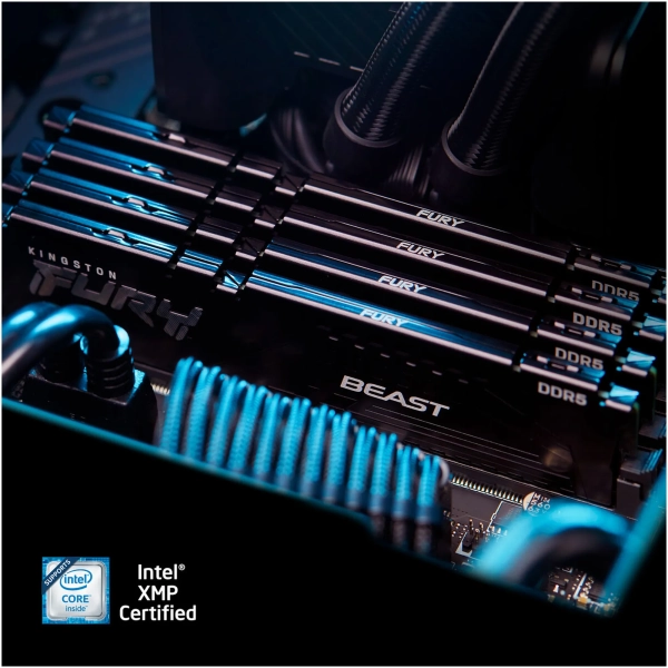 Купить Модуль памяти Kingston FURY Beast DDR5-5600 128GB KIT (2x64GB) (KF556C36BBEK2-128) - фото 8