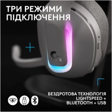 Купити Навушники Logitech G522 Lightspeed White (981-001550) - фото 5