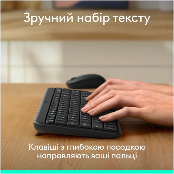 Купити Клавіатура Logitech K250 Bluetooth/Wireless UA Graphite (920-013822) - фото 2