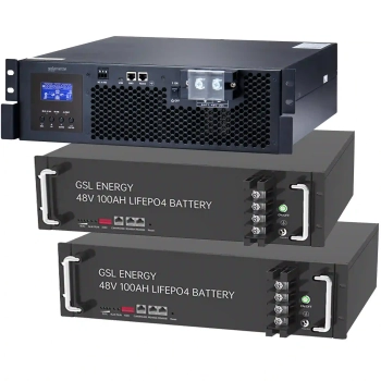 Купить Система хранения энергии Solarverse SV5048UPSR-2GS9.6K-LFP 5 9.6kWh 2BAT LiFePO4 6500 циклов - фото 1