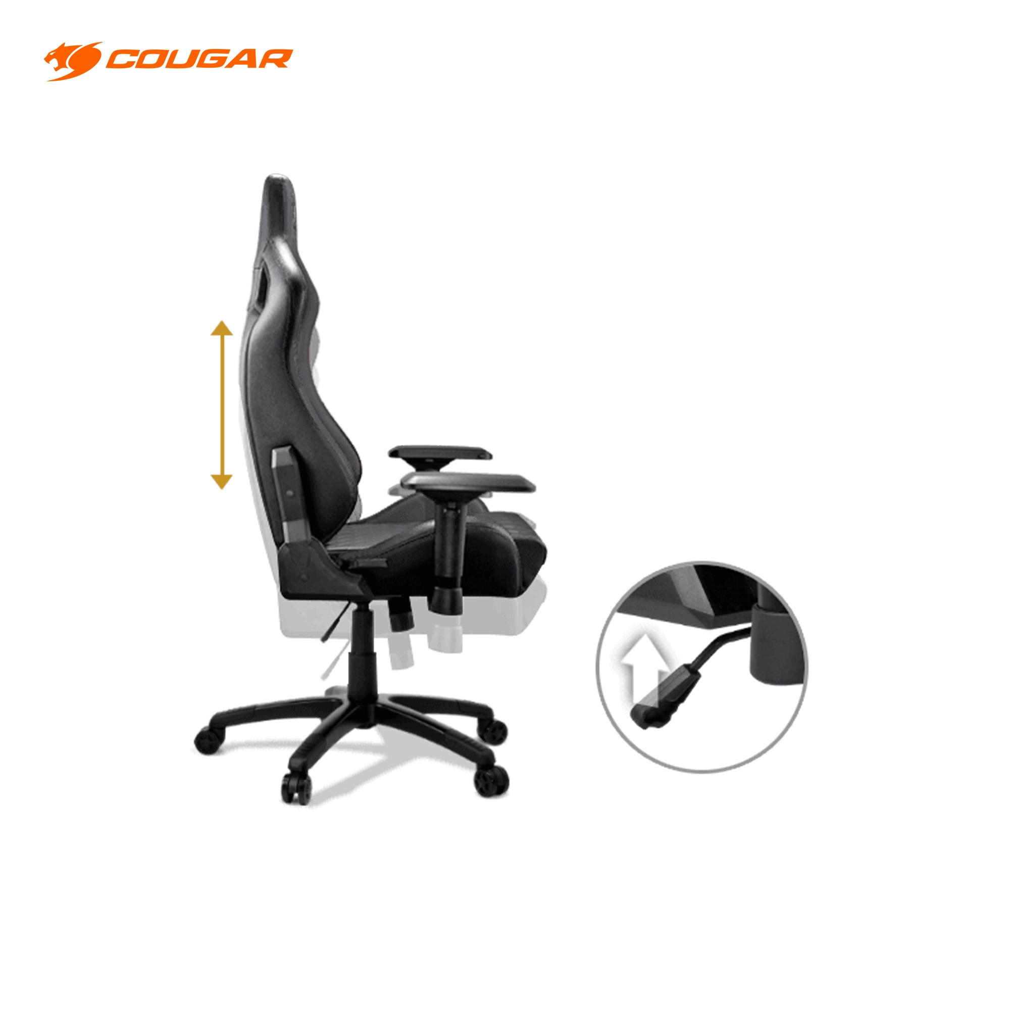 Купити Крісло для геймерів Cougar Armor S Royal Black - фото 7