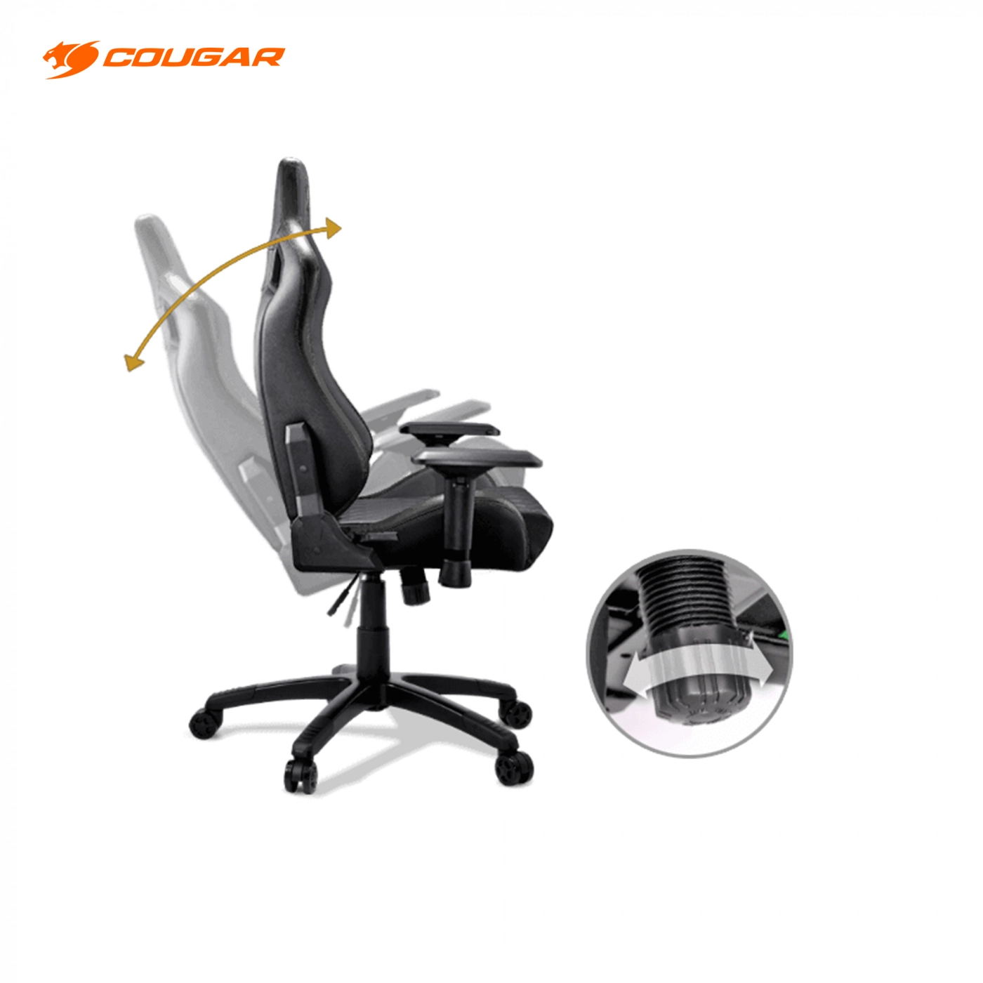 Купити Крісло для геймерів Cougar Armor S Royal Black - фото 8