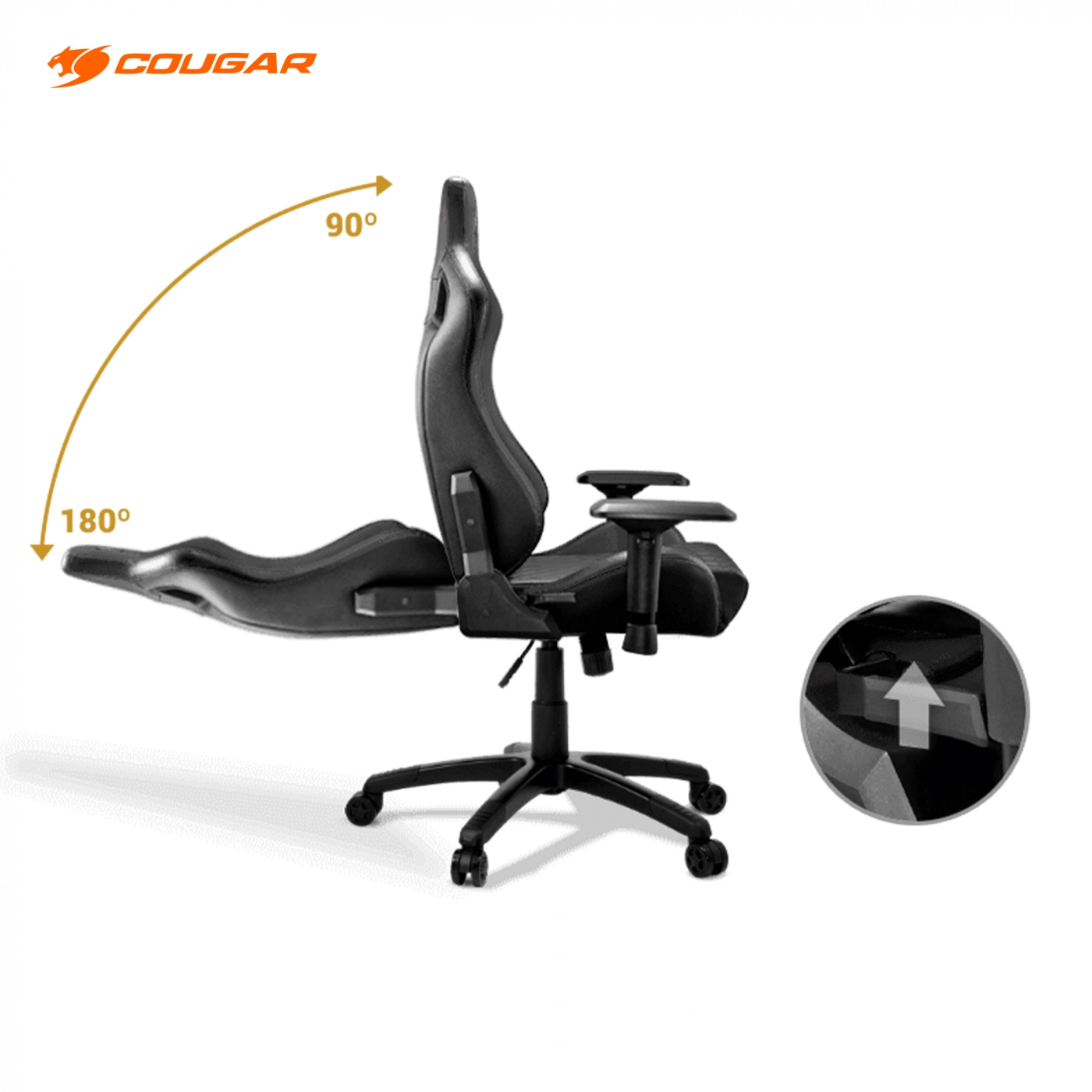 Купити Крісло для геймерів Cougar Armor S Royal Black - фото 9