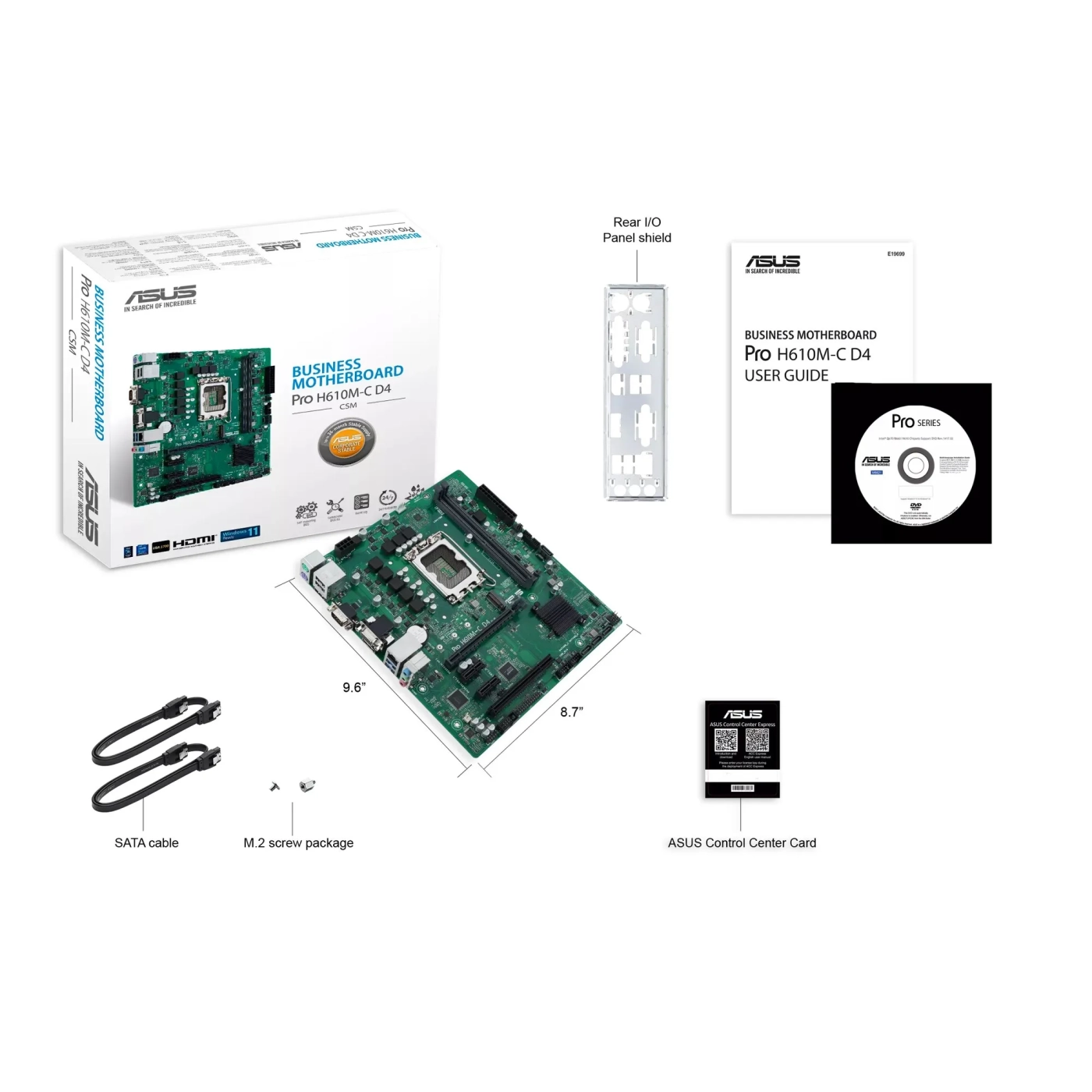 Купити Материнська плата ASUS PRO H610M-C D4-CSM - фото 7
