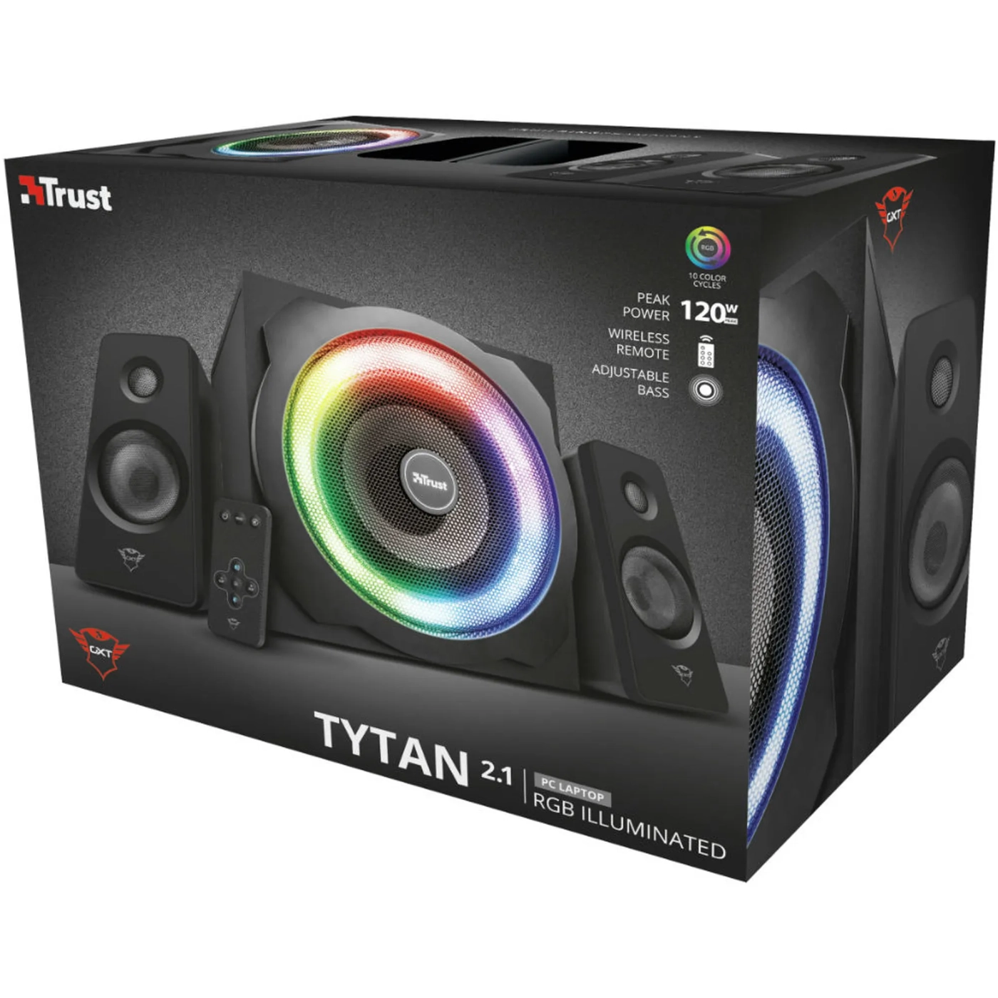 Купити Акустична система Trust GXT 629 Tytan RGB 2.1 Speaker Set (22944_TRUST) - фото 9