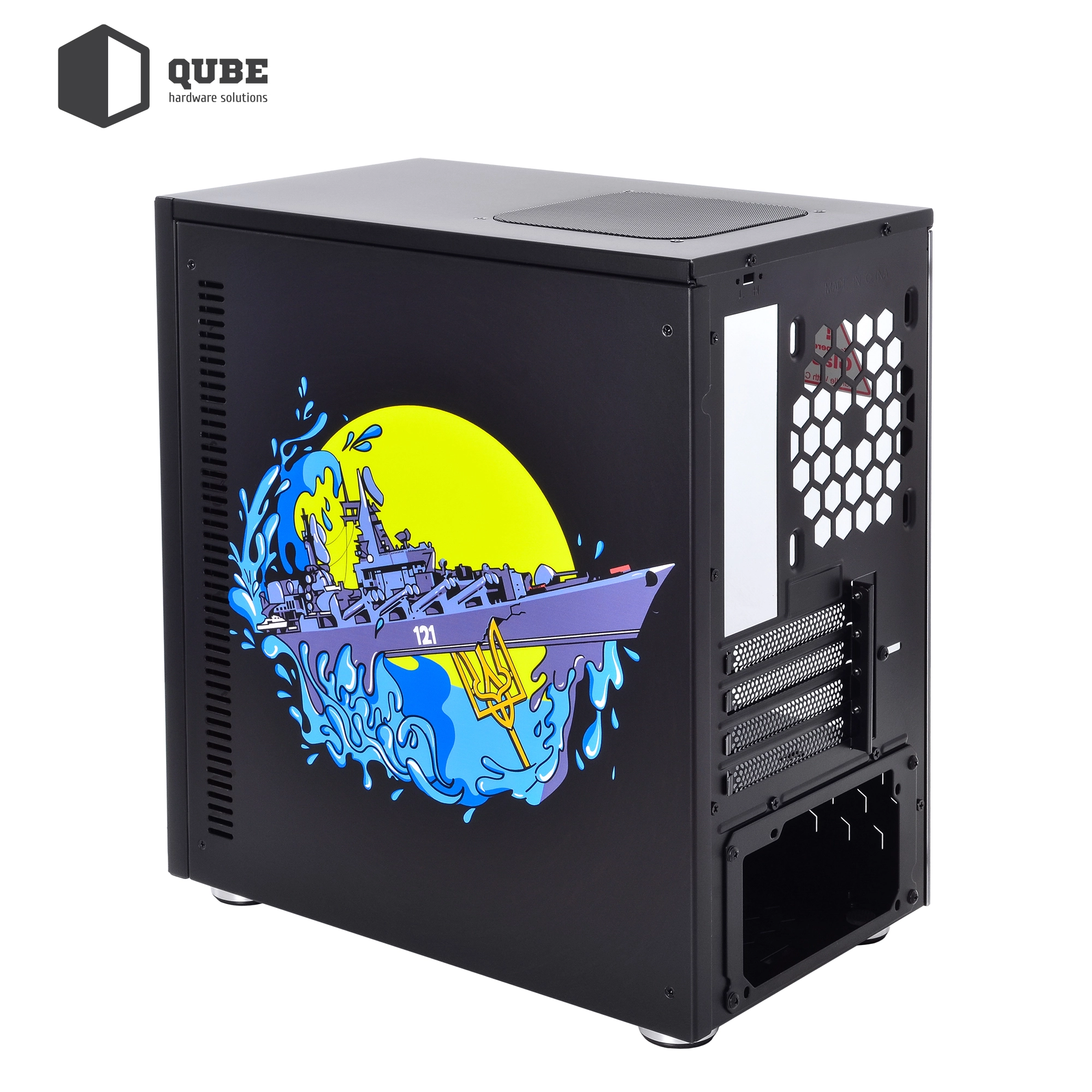 Купить Корпус QUBE STYLE Aluminum Black NeptuneUA Printed (QBC3M_WBNU3PN) - фото 8