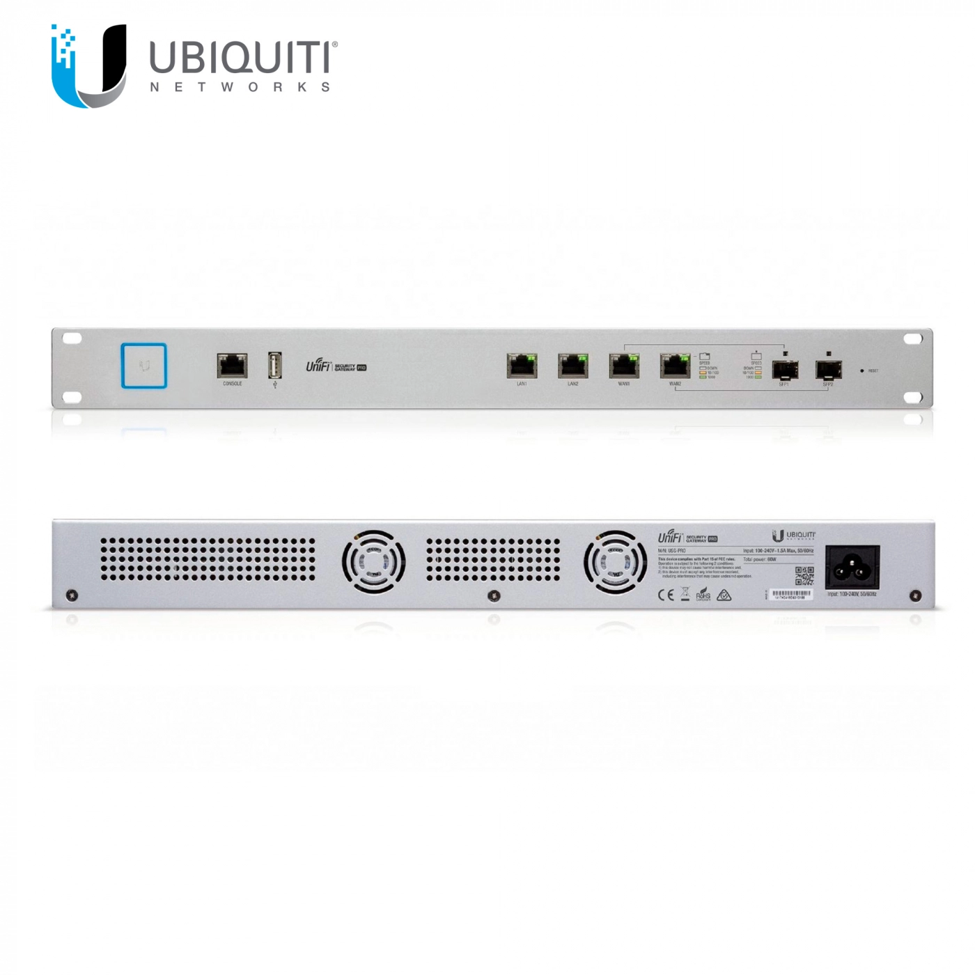 Купити Мережевий шлюз Ubiquiti UniFi Security Gateway PRO (USG-PRO-4) - фото 2