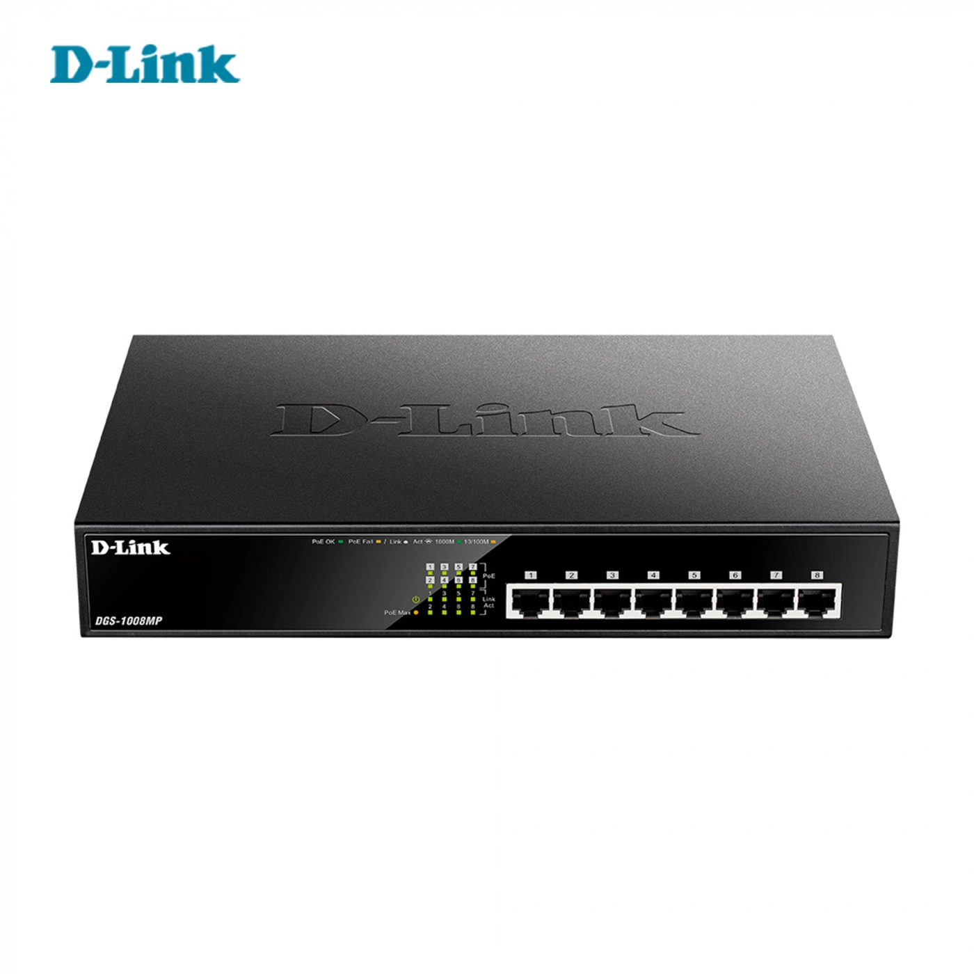 Купити Комутатор D-Link DGS-1008MP - фото 2