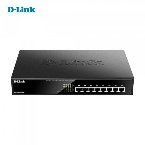 Купити Комутатор D-Link DGS-1008MP - фото 2