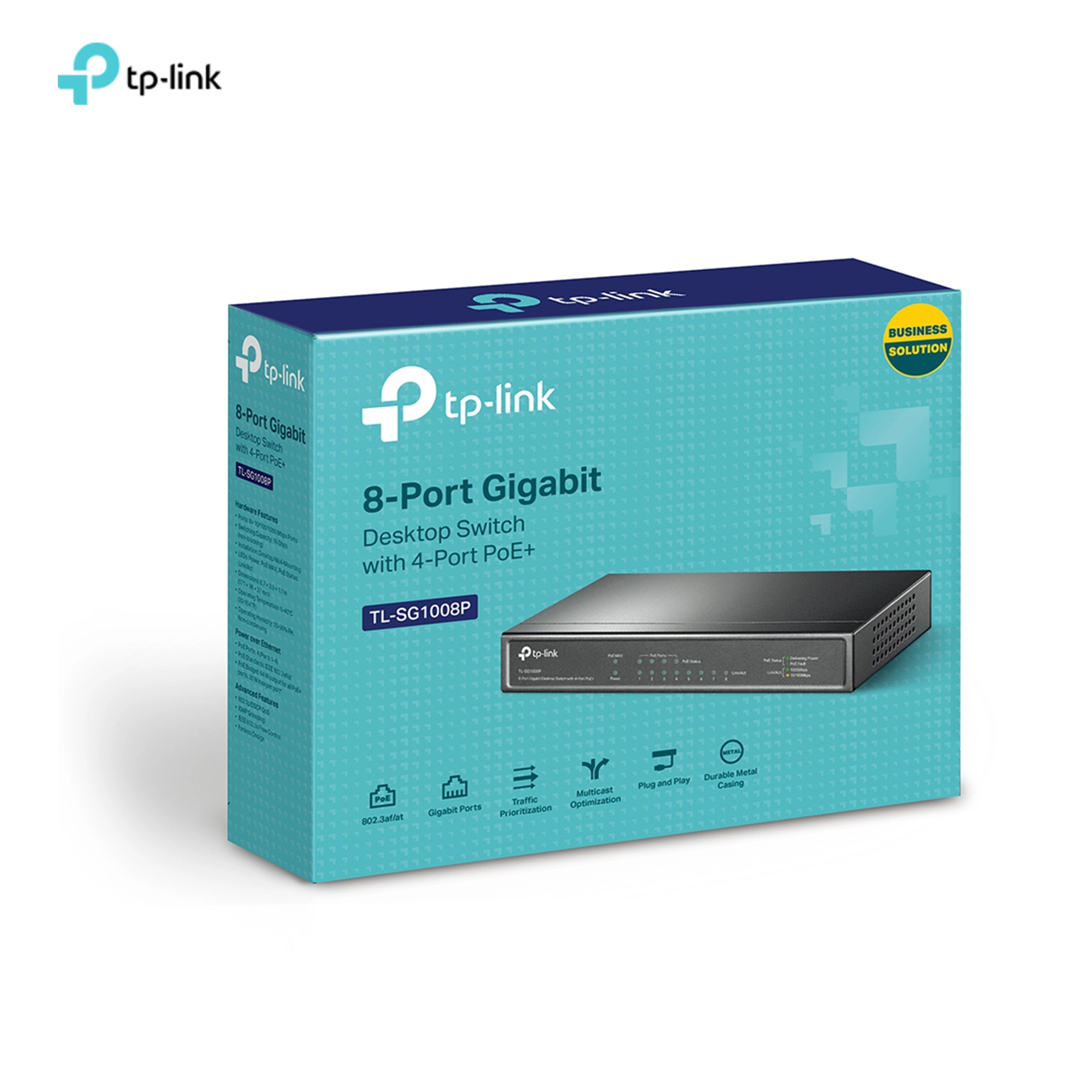 Купити Комутатор TP-Link TL-SG1008P - фото 3