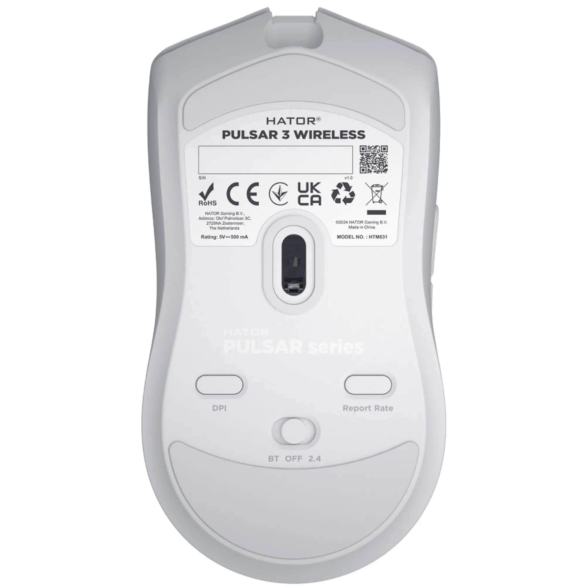 Купити Миша HATOR Pulsar 3 wireless White (HTM631) - фото 5